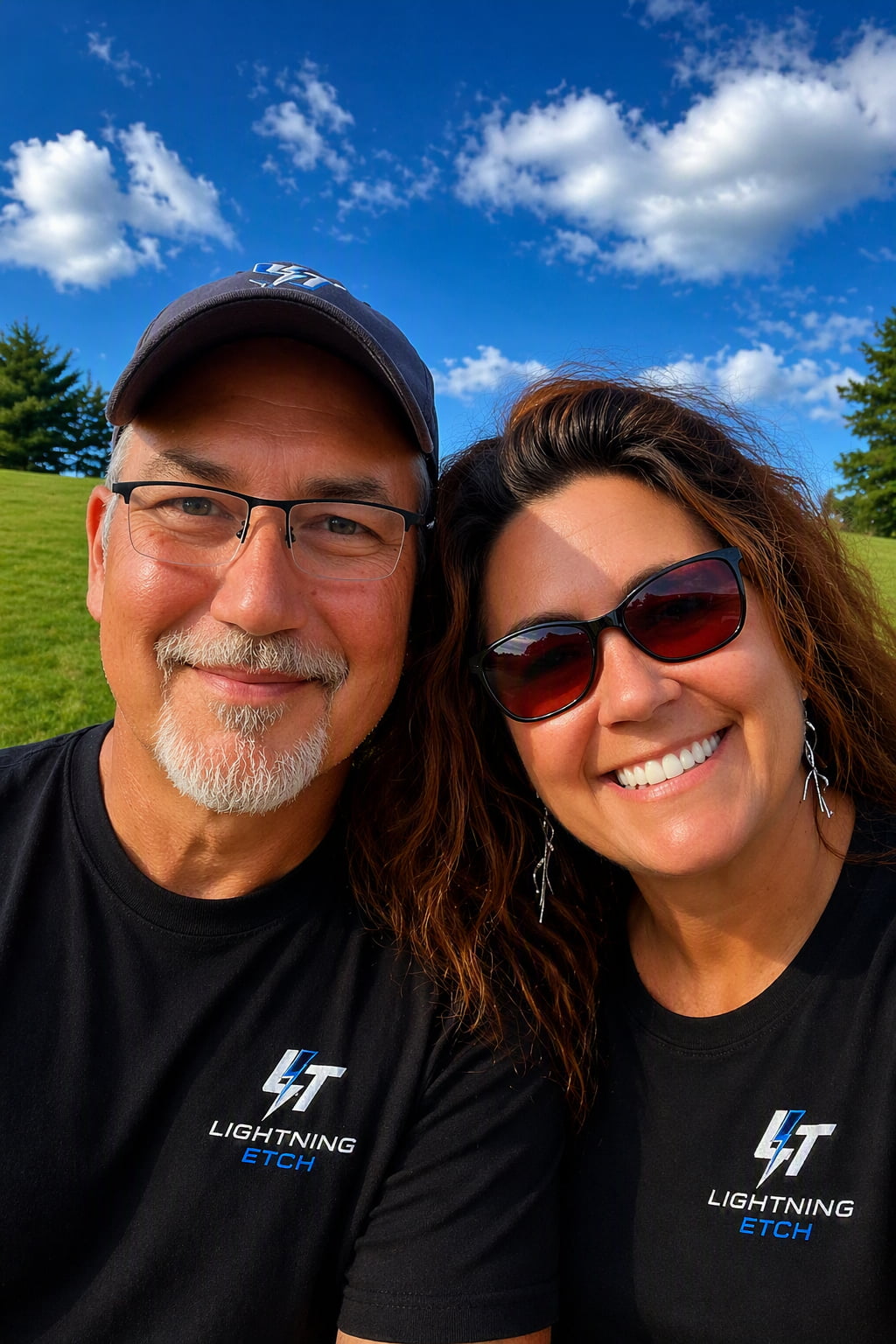 Steve Czaikowski, founder of Lightning Etch, in the Lake Wylie area